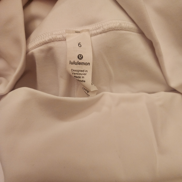 Lululemon White Croped Jogging Leggings - Picture 4 of 5
